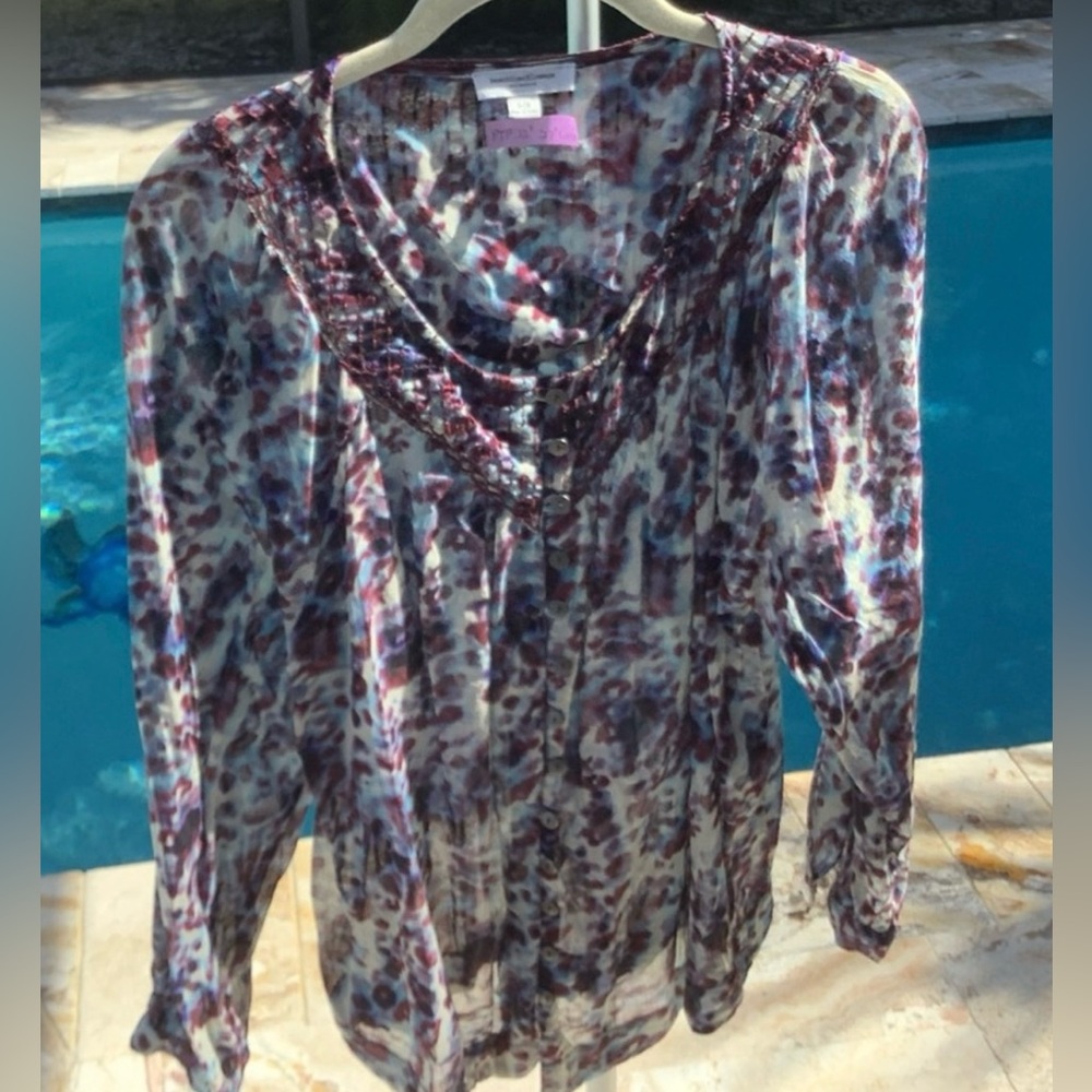 EUC, Beach,Lunch,Lounge Collection, blouse, stitching embellishments. SP